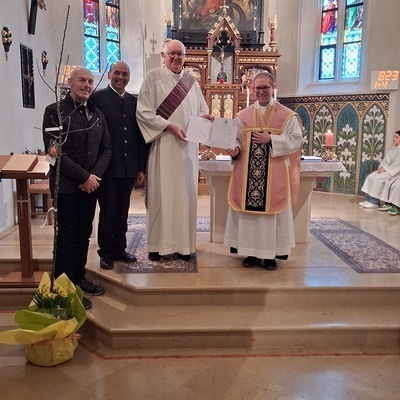 Dank und hohe Auszeichnung für Diakon Thomas Naske